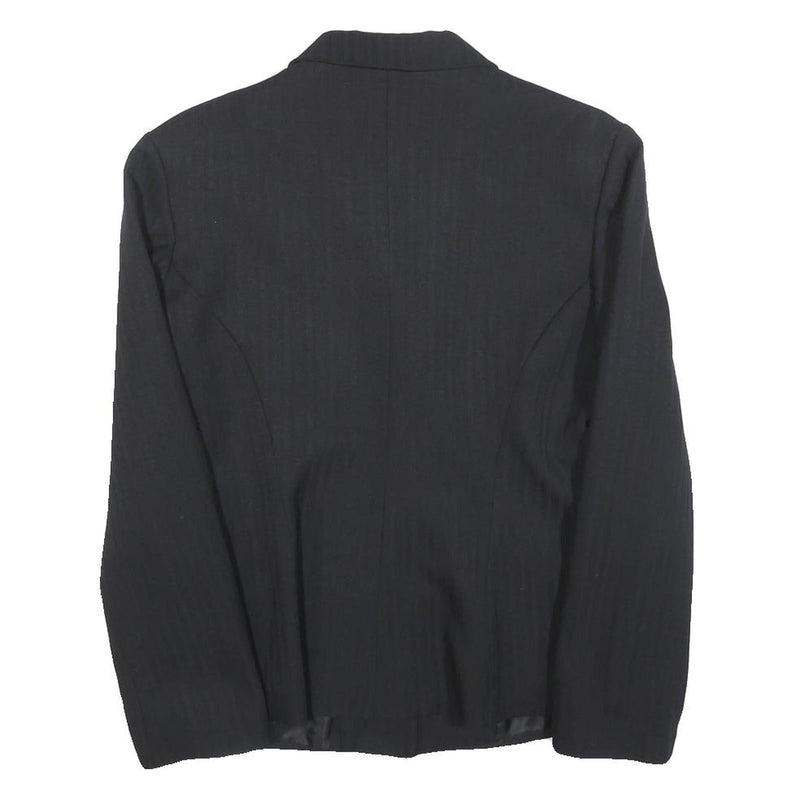 TALLY WEIJL Womens Black Button Jacket M Polyester Classic Tailored Plain