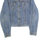 LEVI'S Mens Blue Denim Button Jacket M Cotton Classic Casual