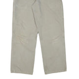 CARHARTT Mens Relaxed Beige Workwear Casual Trousers W30 L31 Zip Closure