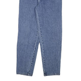 TEDDYS Mens Cotton Blend Blue Slim Straight Trousers W27 L28 Stylish Zip Closure