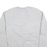 CHAMPION Mens Grey TH Water Polo Crew Neck L Cotton Blend Sweatshirt Pullover