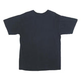 GILDAN Mens Black Santiago Sharks Graphic T-Shirt L Short Sleeve Crew Neck