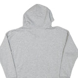 ADIDAS Womens Grey Hoodie L Cotton Blend Pullover Sports Casual Sweatshirt