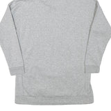 ADIDAS Womens Grey Hoodie L Cotton Blend Pullover Sports Casual Sweatshirt