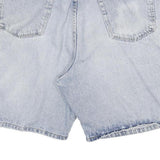 WRANGLER Mens Denim Blue Casual Shorts 2XL W36 Cotton Blend Classic Fit