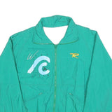 ROSSIGNOL Mens Green Nylon Jacket M Plain Zip Casual Sportswear