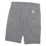 CARHARTT Mens Grey Casual Relaxed Fit L W32 Cotton Blend Shorts