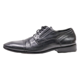 HENRY GONDORFF Derby Shoes Black Leather Womens UK 5.5