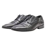 HENRY GONDORFF Derby Shoes Black Leather Womens UK 5.5