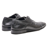 HENRY GONDORFF Derby Shoes Black Leather Womens UK 5.5