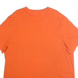 NIKE Womens Orange Graphic T-Shirt 2XL Short Sleeve Crew Neck Sports Casual