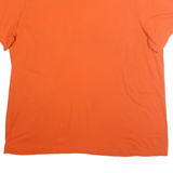 NIKE Womens Orange Graphic T-Shirt 2XL Short Sleeve Crew Neck Sports Casual