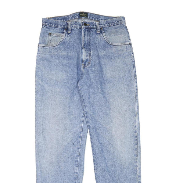 MCGREGOR Mens Jeans Blue Regular Straight Denim Light W31 L31 Classic Fit Zip