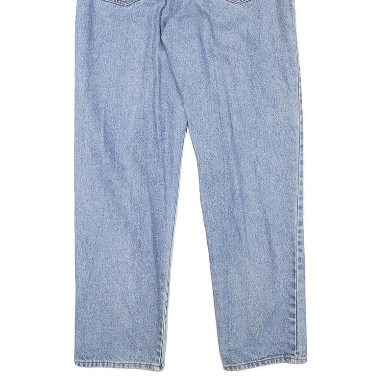 MCGREGOR Mens Jeans Blue Regular Straight Denim Light W31 L31 Classic Fit Zip