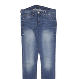 GUESS Womens Jeans Blue Slim Skinny Denim Medium W28 L30 Stretch Zip Fly