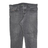 DIESEL Mens Jeans Grey Slim Skinny Denim Medium W38 L29 Stylish Zip Closure