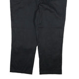DICKIES Mens Cotton Blend Black Regular Fit Straight Leg Trousers W48 L29