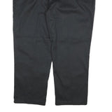 DICKIES Mens Cotton Blend Black Regular Fit Straight Leg Trousers W48 L29