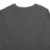 CHICOREE Womens Grey Plain V-Neck Basic Knit L Relaxed Jumper Soft Comfort