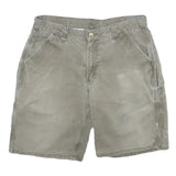 CARHARTT Mens Shorts Beige Casual Plain L W34 Durable Cotton Workwear