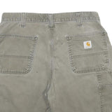 CARHARTT Mens Shorts Beige Casual Plain L W34 Durable Cotton Workwear