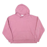 CHAMPION Womens Pink Pullover Hoodie M Casual Cotton Blend Sweatshirt