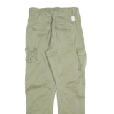 REPLAY Womens Cotton Blend Slim Cargo Trousers W28 L27 Khaki Green Casual