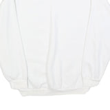 ADIDAS Womens White Cotton Blend Crew Neck UK 8 Sweatshirt Casual Comfort