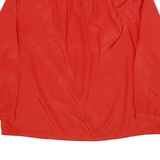 COUNTRY SOPHISTICATES Womens Red Tie Neck Long Sleeve Shirt M Classic Elegant