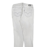 LEVI'S Womens Slim Light Blue Denim Jeans W28 L30 Skinny Fit Cotton Blend Zip