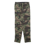 WONDER NATION Boys Cotton Blend Slim Camouflage Trousers W28 L30 Drawstring