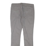 TED BAKER Womens Slim Grey Denim Slim Jeans W30 L28 Studded Detail Zip