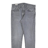 LEVI'S 512 Big E Mens Slim Grey Denim Jeans W32 L32 Classic Zip Closure
