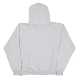 CHAMPION Mens Grey High Point University Hoodie L Cotton Blend Pullover