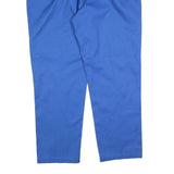 DICKIES Mens Cotton Blend Blue Regular Fit Straight Leg Trousers W44 L32