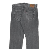 LEVI'S 501 Big E Mens Jeans Grey Regular Straight Denim Medium W32 L29 Button