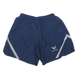 Womens Navy Blue Casual Shorts M W26 U.S. Air Force Logo Reflective Print