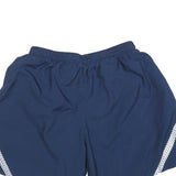 Womens Navy Blue Casual Shorts M W26 U.S. Air Force Logo Reflective Print