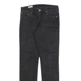 LEVI'S 511 Slim Mens Jeans Black Slim Skinny Denim Medium W30 L32 Zip