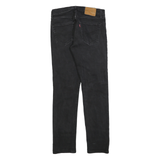 LEVI'S 511 Slim Mens Jeans Black Slim Skinny Denim Medium W30 L32 Zip