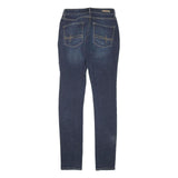 LEVI'S Womens Slim Skinny Denim Blue Jeans W25 L30 Stretch Cotton Blend Zip