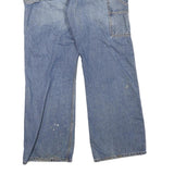 CARHARTT Mens Regular Blue Denim Jeans W36 L32 Workwear Straight Fit Cotton