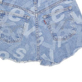 LEVI'S Womens Denim Blue Casual Shorts XXS W23 Cut-Off Frayed Hem