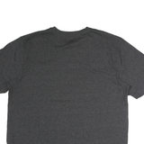 CARHARTT Mens Grey Henley T-Shirt XL Crew Neck Cotton Logo Pocket Casual