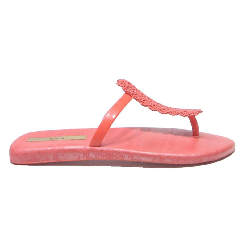 MELISSA Womens Pink Synthetic Flat Sandals UK 5 Summer Beach Flip Flop Shoes