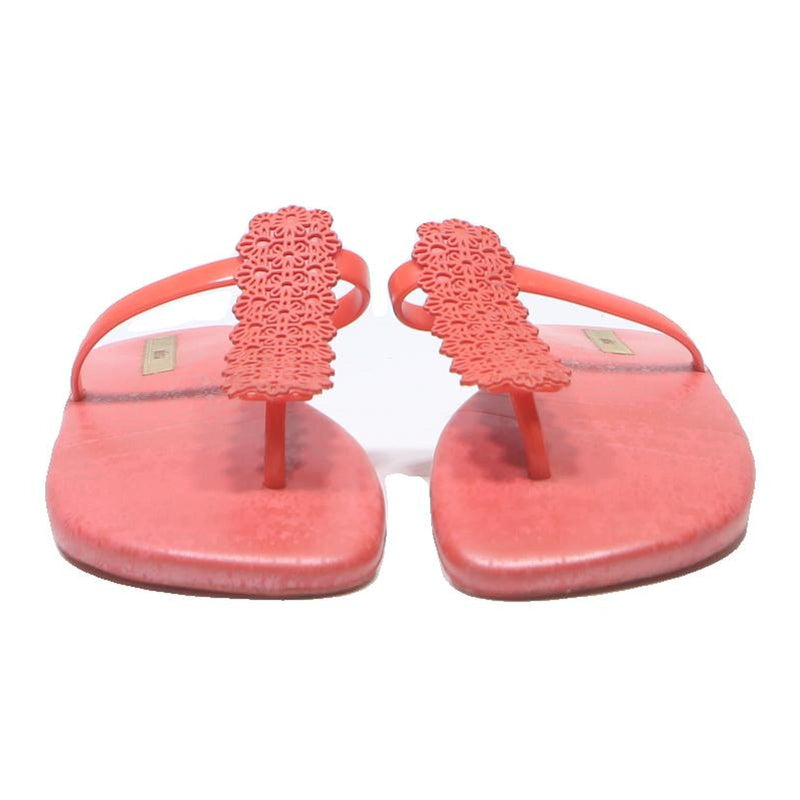 MELISSA Womens Pink Synthetic Flat Sandals UK 5 Summer Beach Flip Flop Shoes