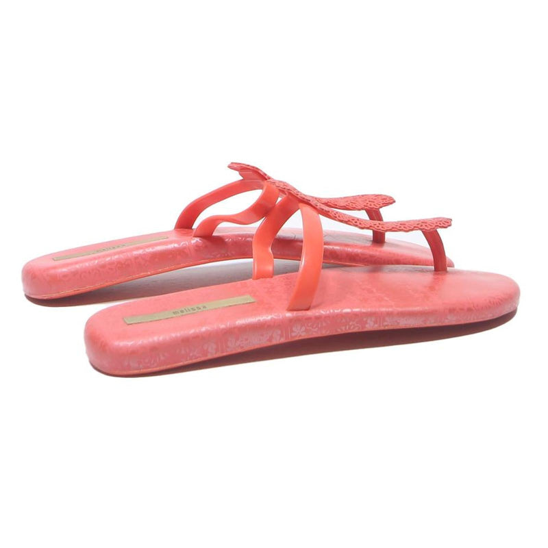 MELISSA Womens Pink Synthetic Flat Sandals UK 5 Summer Beach Flip Flop Shoes