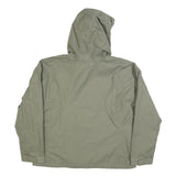 COLUMBIA Womens Green Outdoor Jacket XL Polyester Blend Plain Hooded Zip