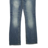 RUE 21 Womens Blue Regular Fit Straight Denim Medium Wash W32 L32 Casual