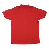 JERZEES Mens Red 1996 Embroidered Cotton Blend Polo Shirt XL Casual Classic Fit
